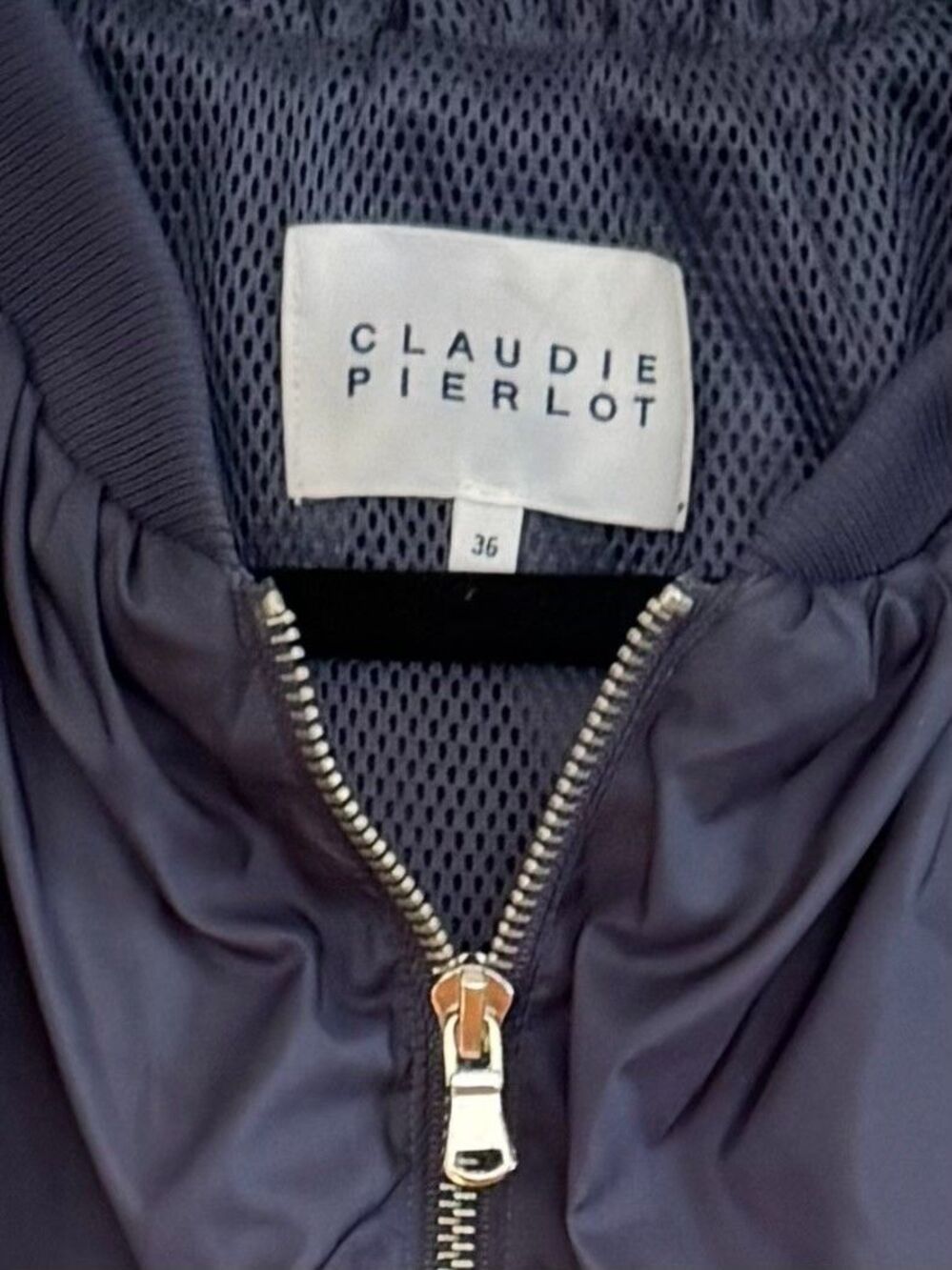 claudie pierlot oversized parisian bomber windbreaker jacket - Picture 6 of 16